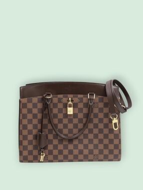 Louis Vuitton (Vintage) Damier Ebene Rivoli MM Handbag-EUC